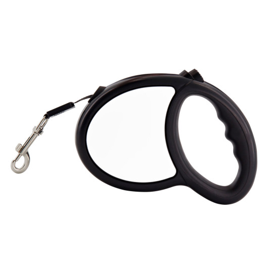 Pet Retractable Leads Black White
